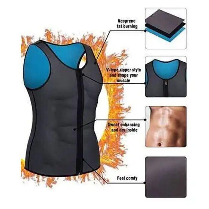 Gilet Fitness Sauna Minceur Ceinture Abdominale