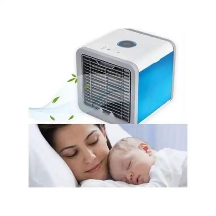 Climatiseur Mini  - Refroidisseur Portable - 3 Vitesses - Usb - Blanc