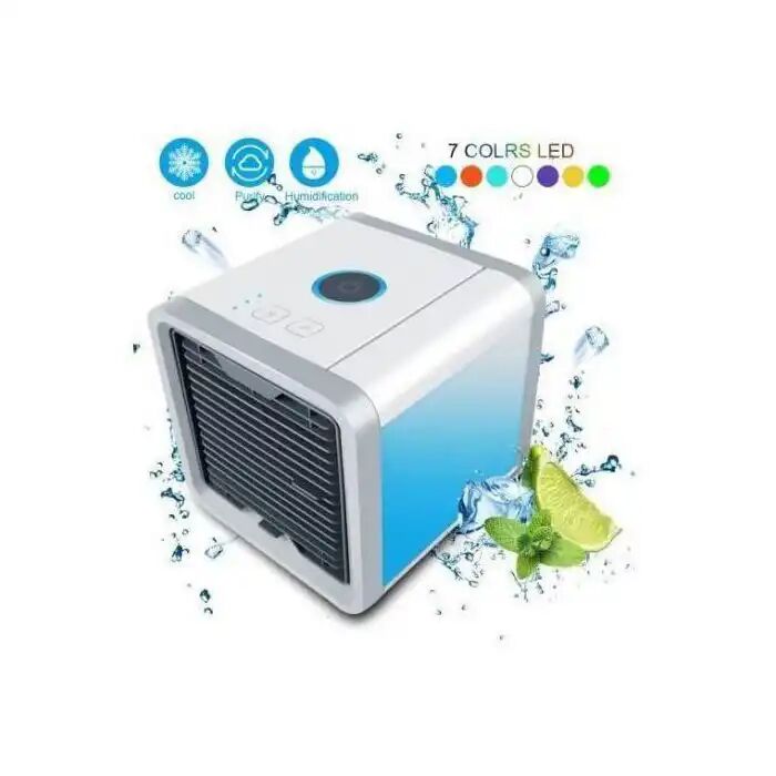 Climatiseur Mini - Refroidisseur Portable - 3 Vitesses - Usb - Blanc thumbnail 3