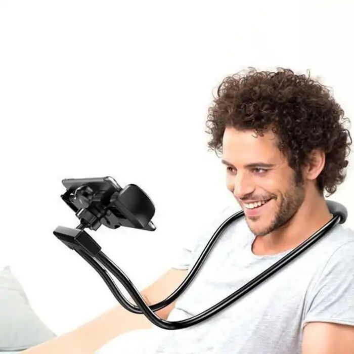 Support De Téléphone Tour De Cou Flexible – Lazy Holder Universel Pour Iphone Et Samsung