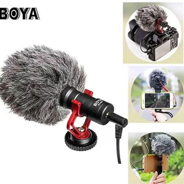 Microphone Vidéo Boya - By-mm1 - Cardioïde - Compatible Smartphones Et Caméras - Léger Et Compact