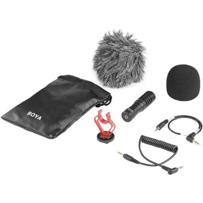 Microphone Vidéo Boya - By-mm1 - Cardioïde - Compatible Smartphones Et Caméras - Léger Et Compact