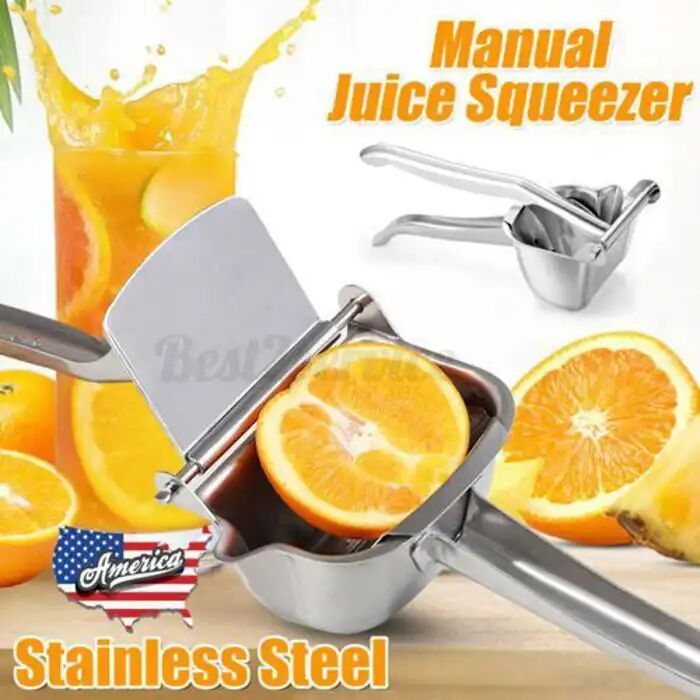 Presse-agrumes Manuel En Alliage D’aluminium Orange Citron Professionnel thumbnail 1