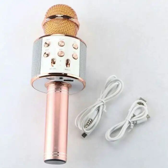 Microphone Karaoké - Magique - 4 En 1 - Bluetooth - Réduction Du Bruit - Multi-couleurs thumbnail 3
