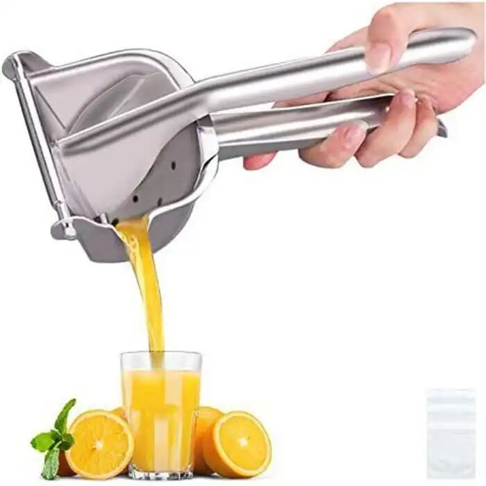 Presse-agrumes Manuel En Alliage D’aluminium Orange Citron Professionnel thumbnail 2