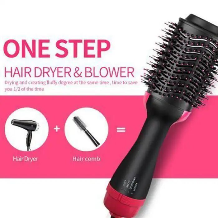 Brosse Soufflante 2-en-1 Sèche-cheveux Lissante