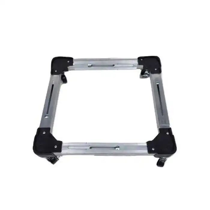 Support Roulant Extensible - Aluminium - Réglable De 41 À 72 Cm - Charge Jusquà 120 Kg - 4 Freins
