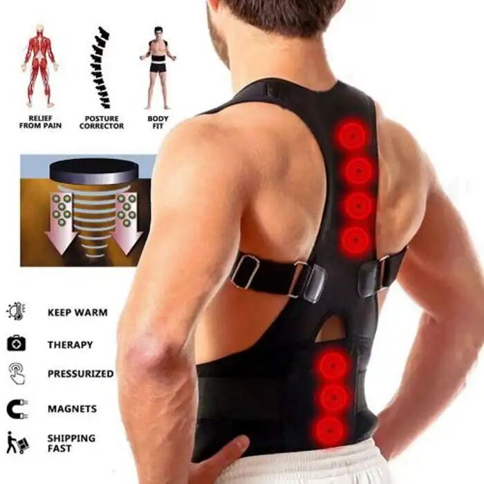 Thérapie Posture - Respirant Ceinture Support Lombaire Dorthèse Dorsale thumbnail 4
