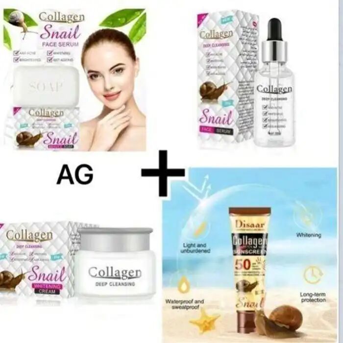  Pack De 4 Produits Originaux De Collagène