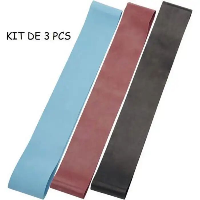 Bandes Élastiques - Non Spécifié - Kit De 3 Pièces - Résistance Variable - Fitness - Yoga