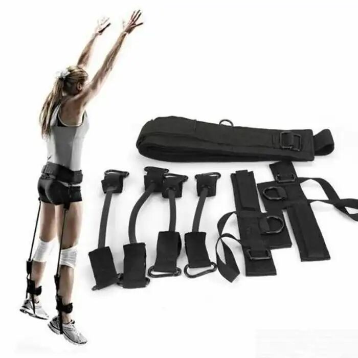 Équipement De Formation - X2a6 - Saut Vertical - Ceinture Réglable - 4 Cordes De Résistance - Fitness thumbnail 2