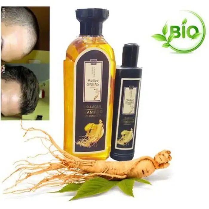 Shampooing - Ginseng - Renforcement Des Cheveux - Anti-perte - Tous Types De Cheveux