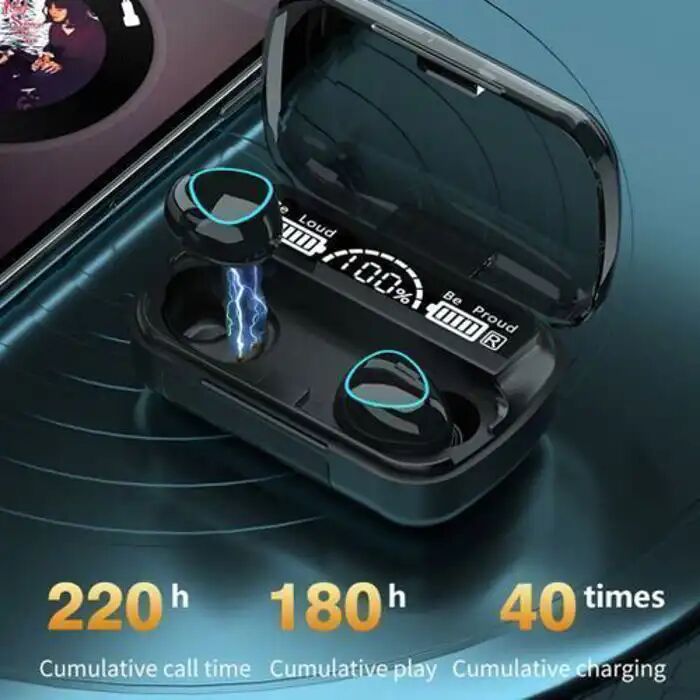 Écouteurs Sans Fil M10 Bluetooth 5.1, Boîte De Charge, Résistant À L'eau thumbnail 3