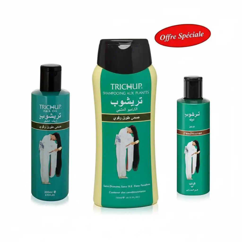 Pack ( Huile Et Shampoing) Pour Cheveux Long Et Ani-chute 200ml