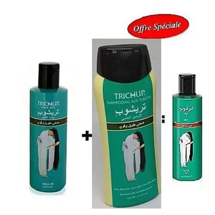 Pack ( Huile Et Shampoing) Pour Cheveux Long Et Ani-chute 200ml