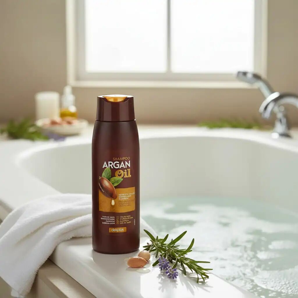 Shampoing D'huile D'argan , Keratin Et Jojoba