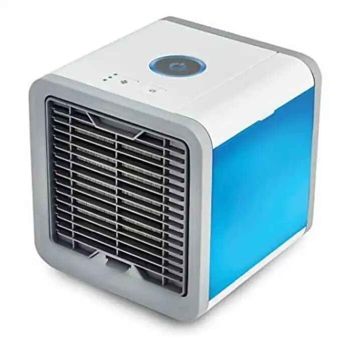 Mini Ventilateur Usb 3-en-1 – Humidificateur Purificateur Led 7 Couleurs