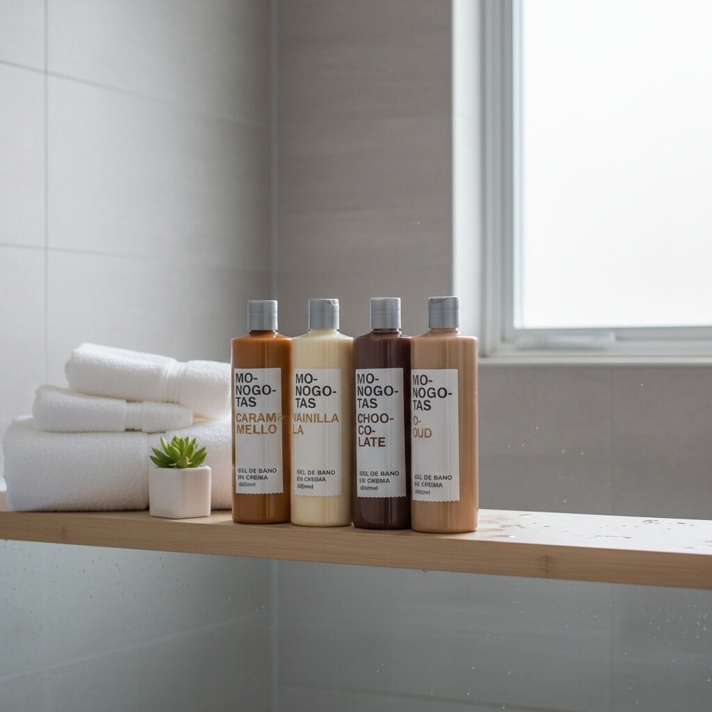 Pack De 4 Gels Douche Chocolat + Vanille + Caramel + Oud
