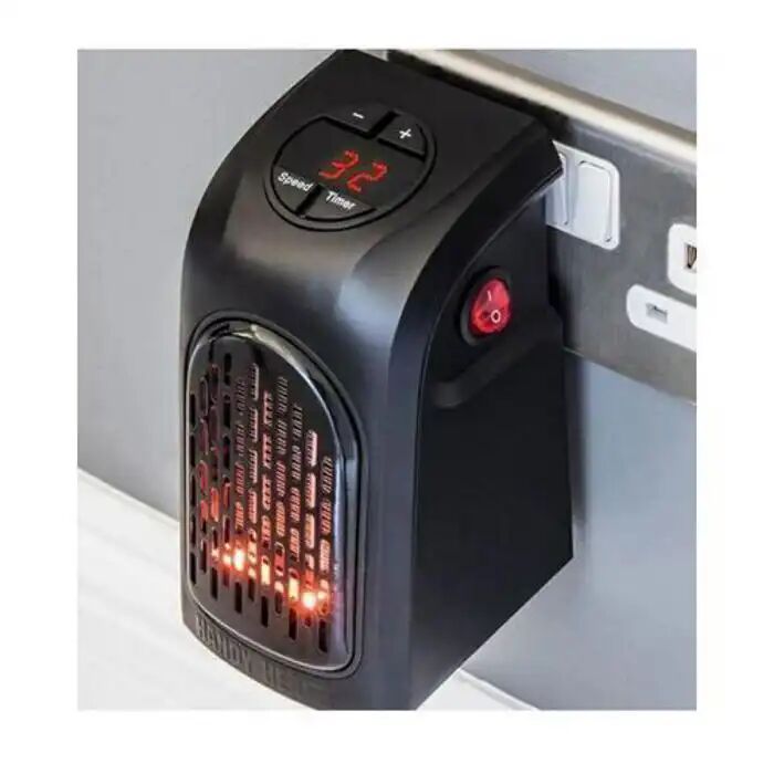 Chauffage Électrique Portable - Handy - Mini Poêle - Céramique - 400w - Programmable 12h thumbnail 1