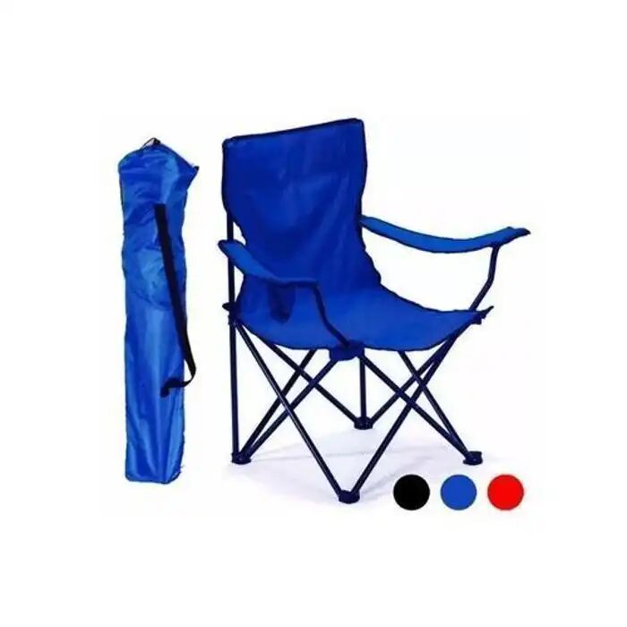Chaise Pliante De Plage De Camping Avec Porte Boisson + Sac De Transport - Multi-couleur thumbnail 1