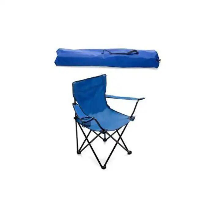Chaise Pliante De Plage De Camping Avec Porte Boisson + Sac De Transport - Multi-couleur thumbnail 2