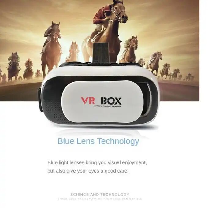 Vr Lunettes De Réalité Virtuelle ,contrôle Bluetooth 3d