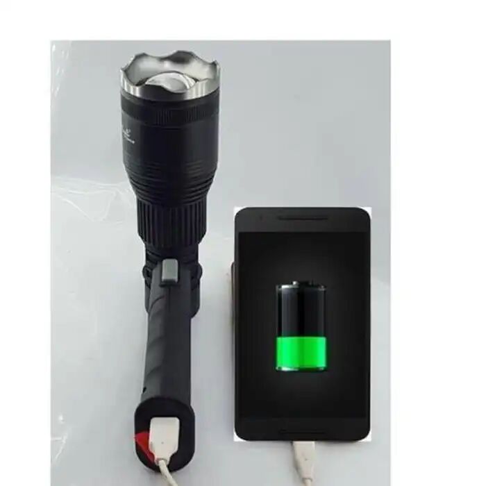 Pistolet À Lampe - Pislole Lights - Modèle Puissant - 2 Km - Batterie Rechargeable - Chargeur Usb thumbnail 1