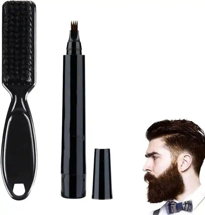Black Master 4 Tips Beard Filler Pen Kit Beard