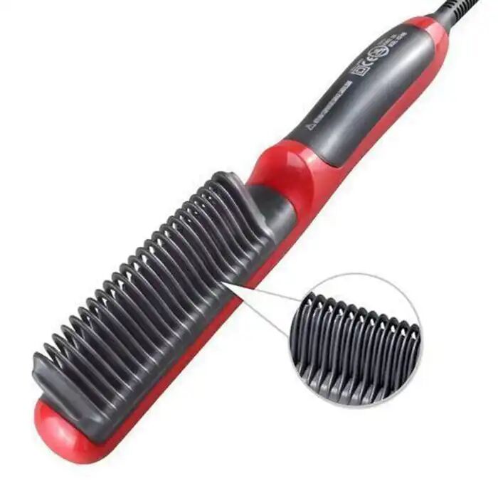 Straightener Brosse Chauffante Lissante Brushing Lcd Fast Hair thumbnail 3