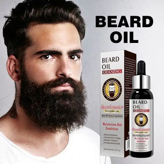 Beard Oil Naturel Organique Barbe Croissance Huile Essentielle Pour Hommes Barbe Toilettage Traitement Brillant