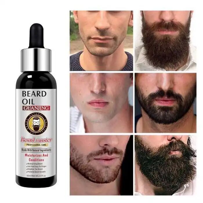 Beard Oil Naturel Organique Barbe Croissance Huile Essentielle Pour Hommes Barbe Toilettage Traitement Brillant thumbnail 3