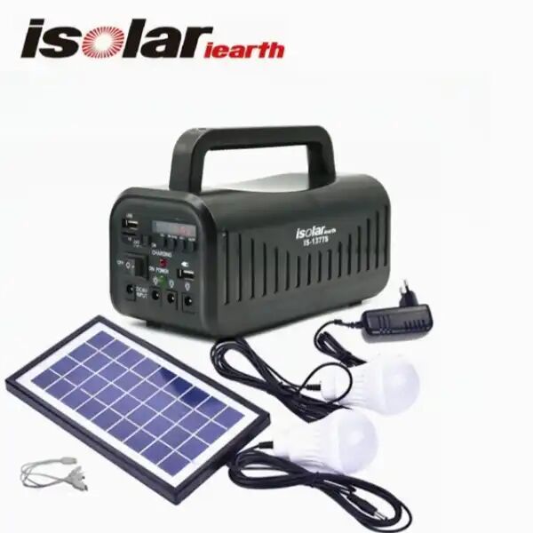 Kit Chargeur Solaire Pliable – Panneau Portable Résistant À L'eau Avec Sortie Usb 5v