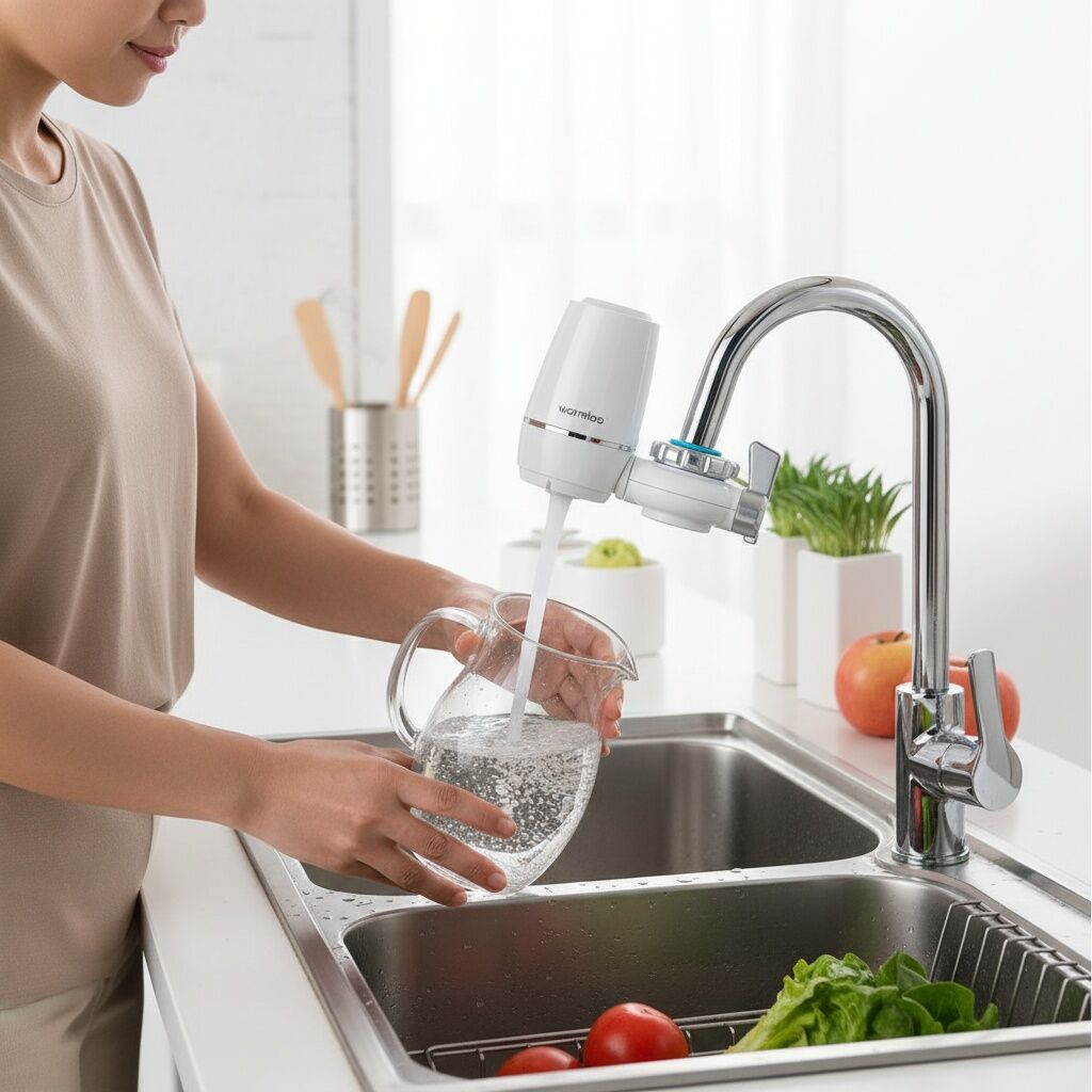 Filtre D'eau - Cuisine - Nouveau Filtre - Purification - 2000l/jour - Abs Blanc thumbnail 3