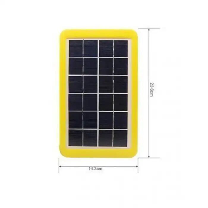 Kit Solaire Torche Avec Lampe Led Lateral Et 2 Lampes Led Radio Mp3 Et Panneau Solaire