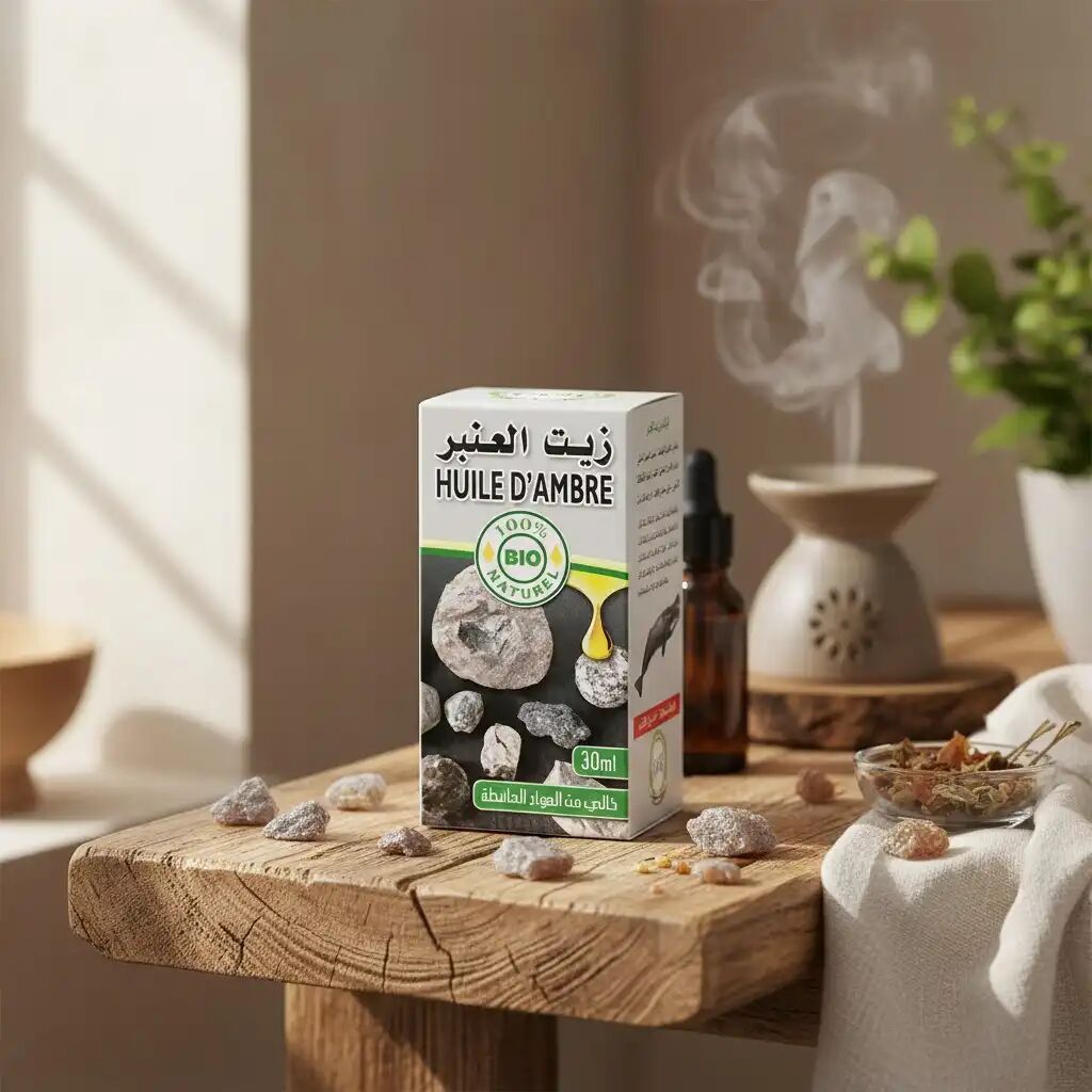 Huile D’ambre - Al Kawtar - 100% Naturel - Nourrissant - Revitalisant - Bonne Odeur