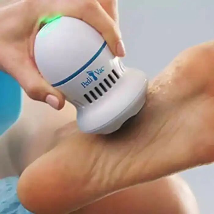 Éliminateur De Callosités - Pedi Vac - Rouleau Unique - Fonctionnement Sans Fil - 360°