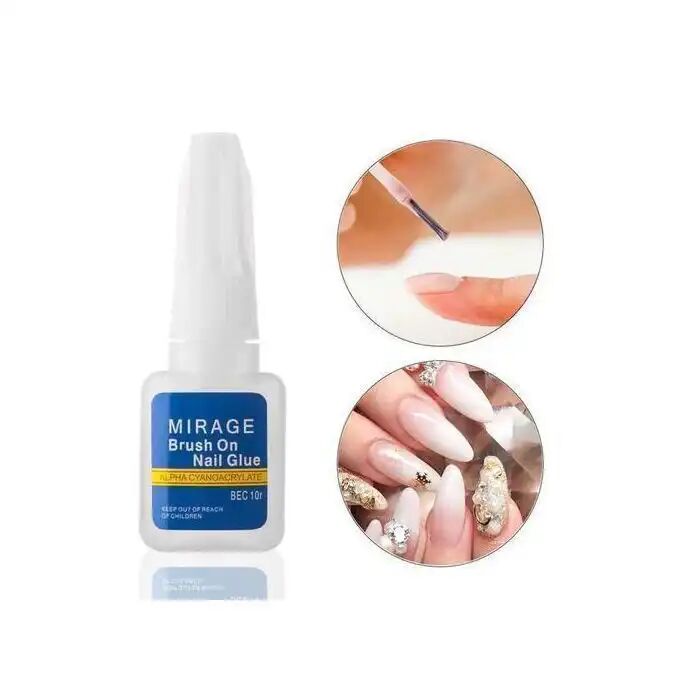 Faux Ongles - Non Spécifié - Boite De 100 - Blanc - 10 Tailles - Colle À Ongle Incluse