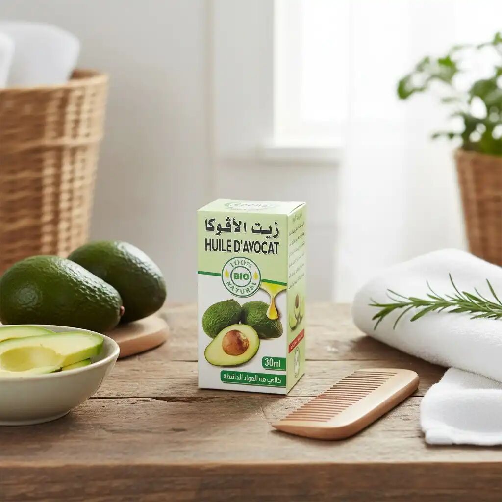 Huile Davocat - Al Kawtar - 100% Naturel - Riche En Vitamines - Hydratante - Anti-âge