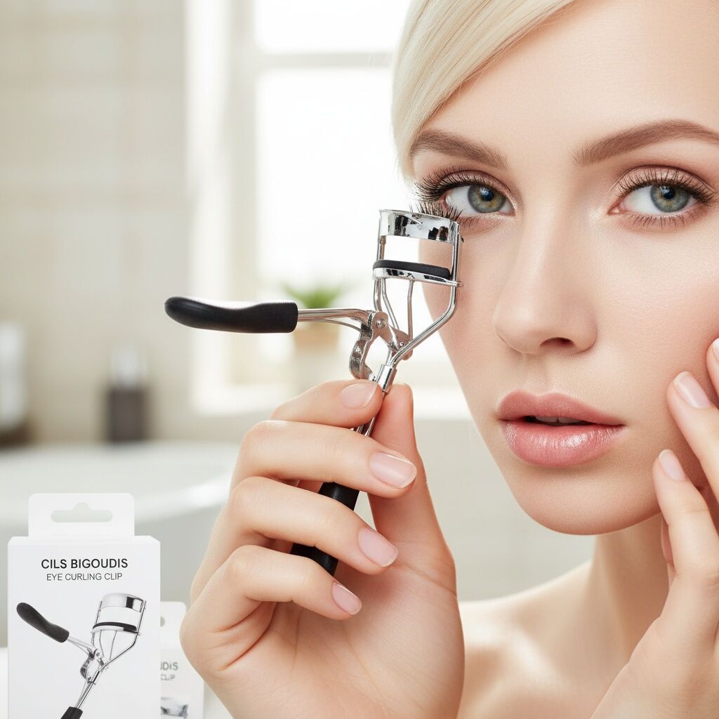 Cils Bigoudis - Cosmétique - Eye Curling Clip - Acier Inoxydable - Portable