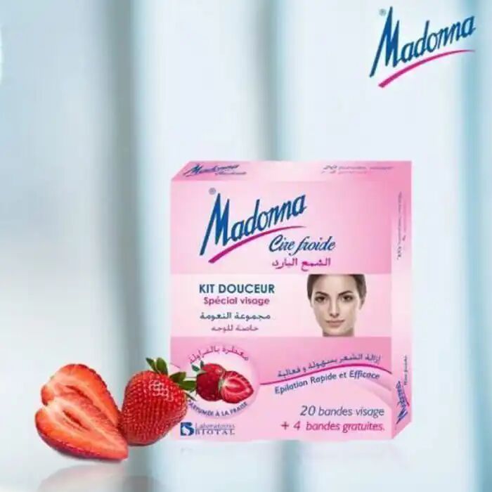 Cire Froide Kit Douceur Spécial Visage Parfum La Fraise