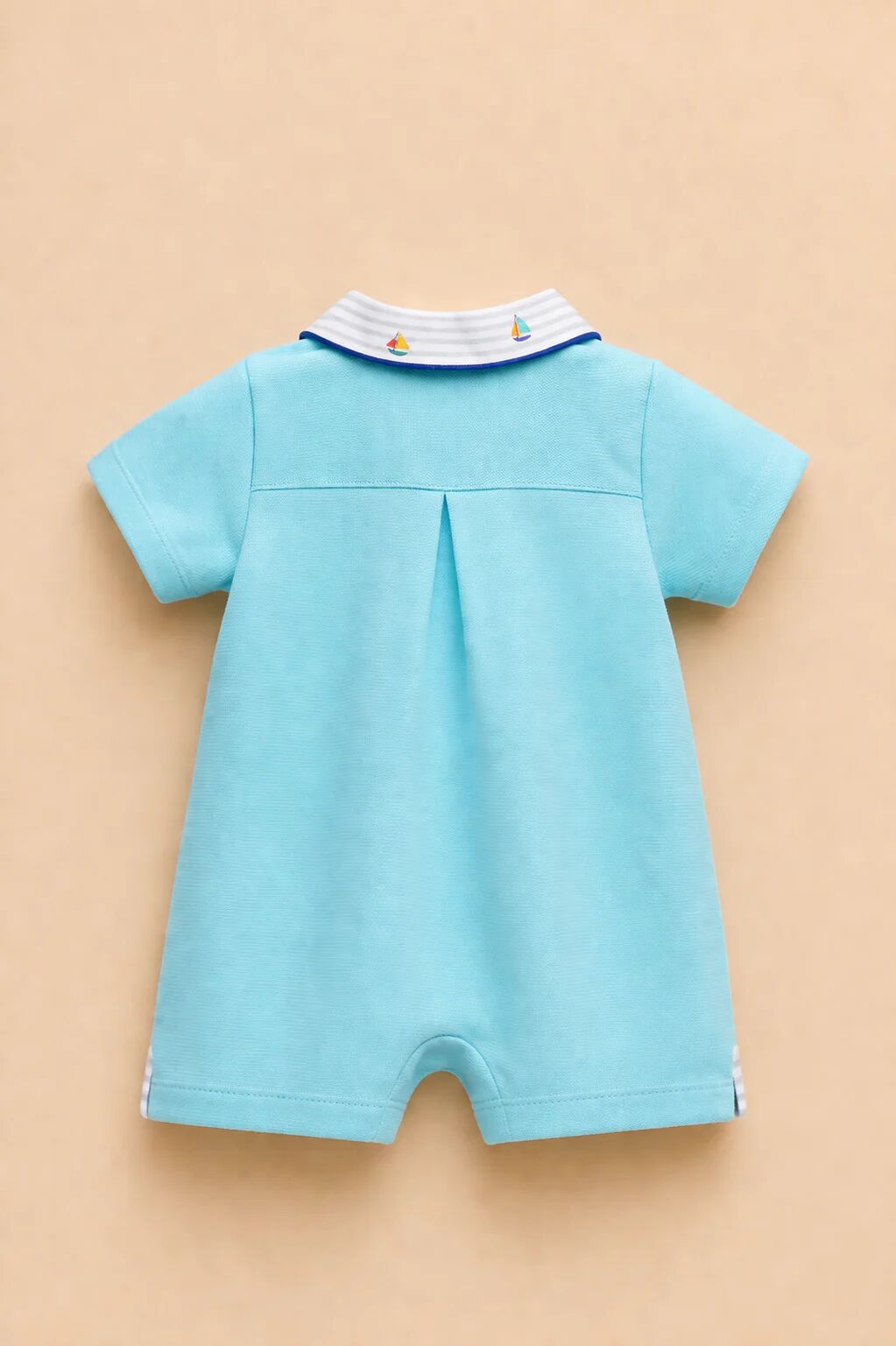 Combishort Bébé Garçon – Élégance Fraîche & Esprit Marin