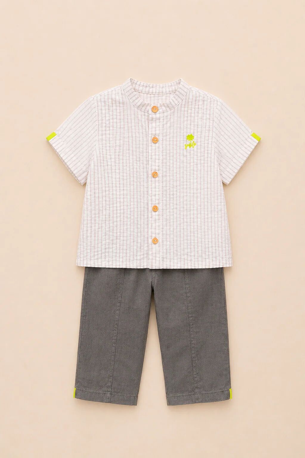 Ensemble Garçon Chemise Rayée & Pantalon