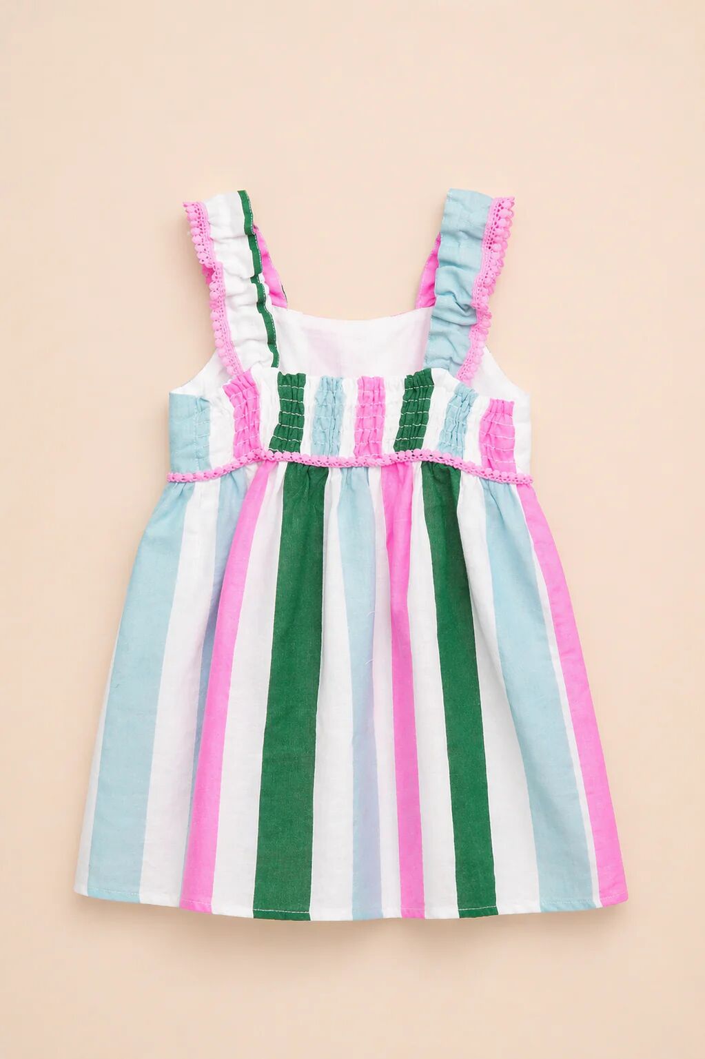 Robe Fille D’été À Rayures – Élégance Naturelle & Confort Absolu thumbnail 3