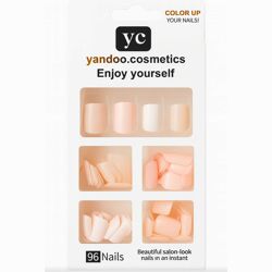 Faux Ongles Nude Naturel – 96 Pièces