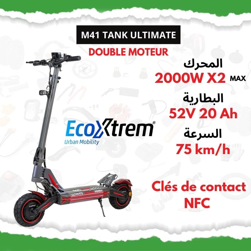 Trottinette Électrique M41 Tank Ultimate Double Moteur