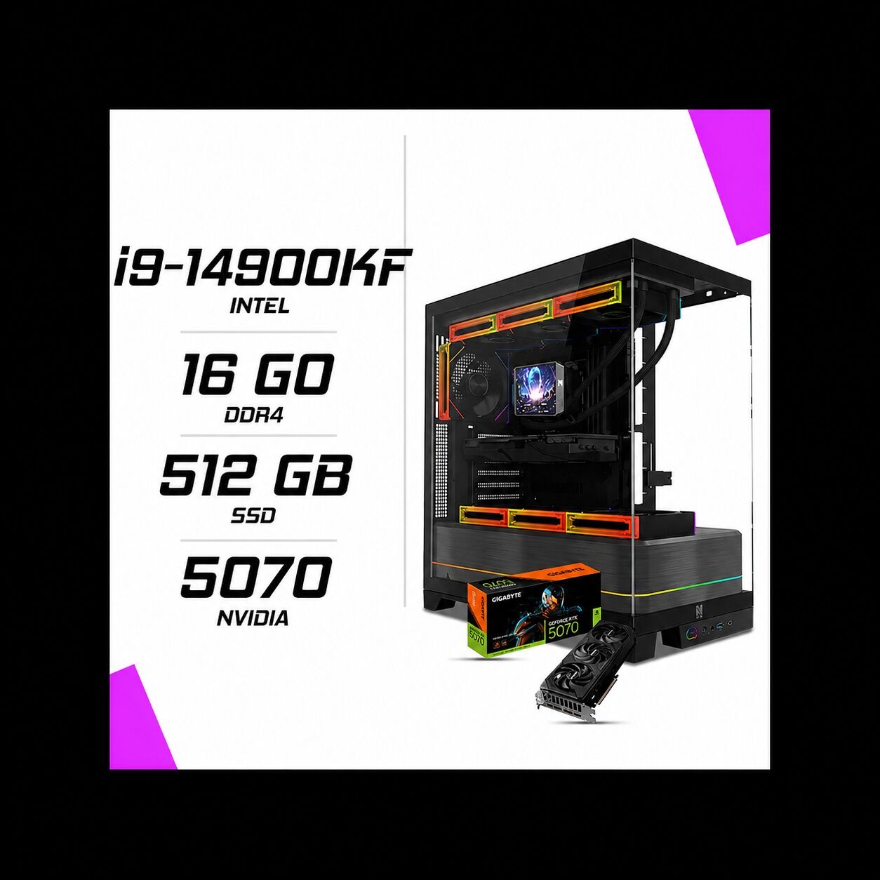 Pc Gamer Intel I9-14900kf Rtx 5070 12g