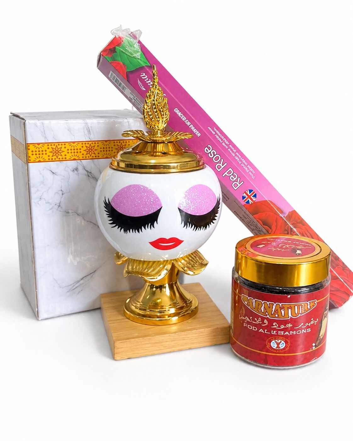 Coffret Élégance Rouge – Luxe & Douceur