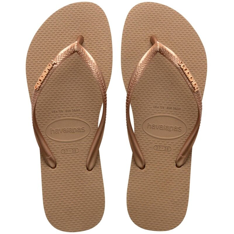 Tongs Slim Logo Metallic