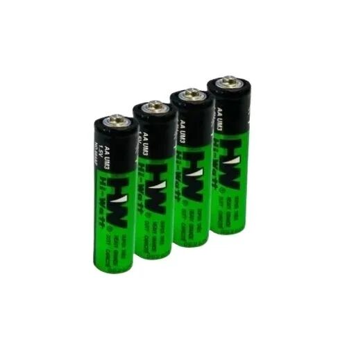 4 Piles Hi-watt Aa Um3 R6p
