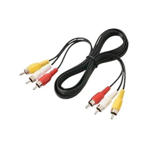 Câble Audio Vidéo Composite 3 Rca Mâle Vers 3 Rca Mâle – Haute Qualité Ofc – 1,5m